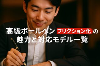 高級ボールペン フリクション化の魅力と対応モデル一覧