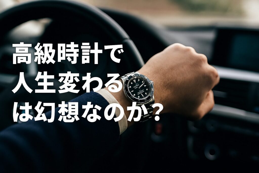 高級時計で人生変わるは幻想なのか？