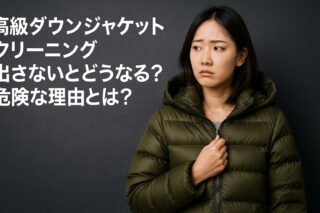 高級ダウンジャケット クリーニング 出さないとどうなる？危険な理由とは？