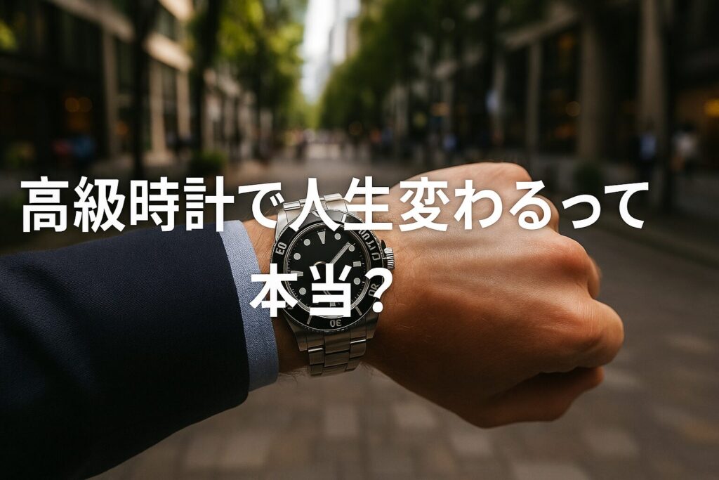 高級時計で人生変わるって本当？