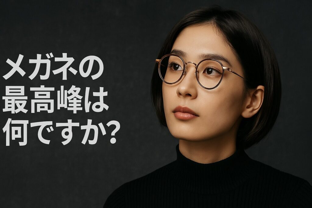 メガネの最高峰は何ですか？