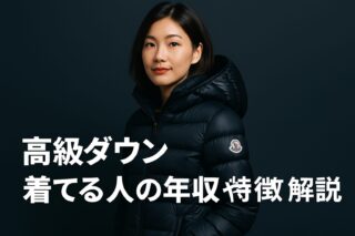 高級ダウン 着てる人の年収や特徴を解説