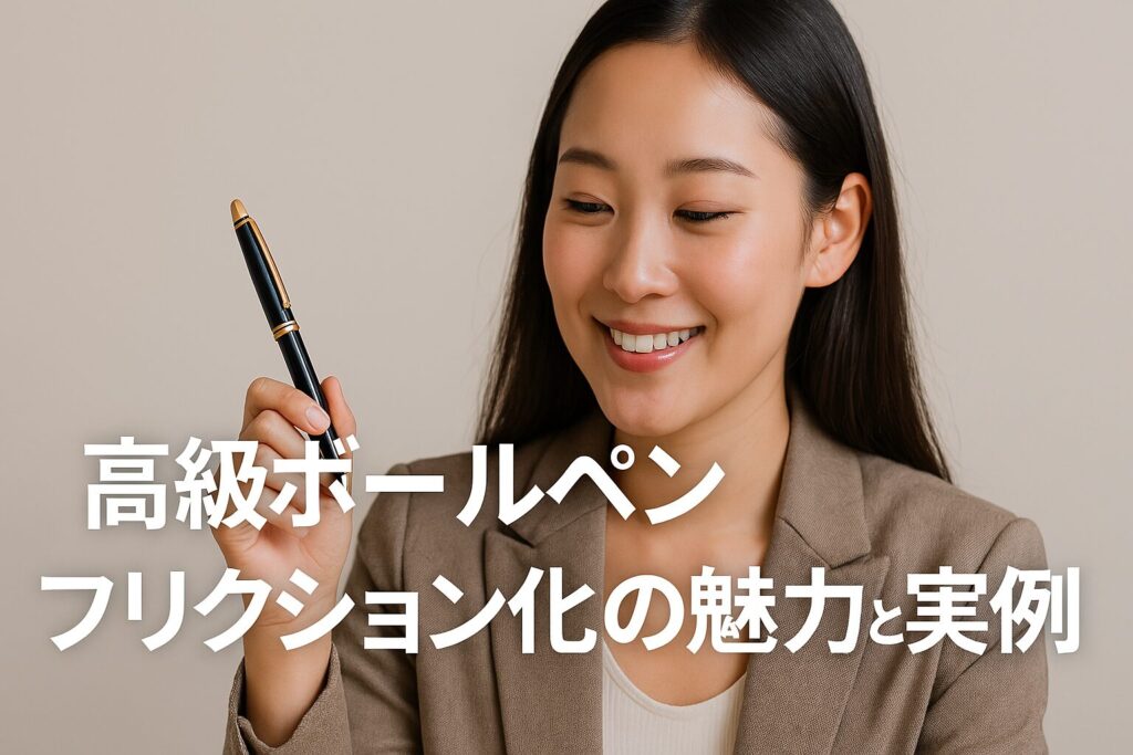 高級ボールペン フリクション化の魅力と実例