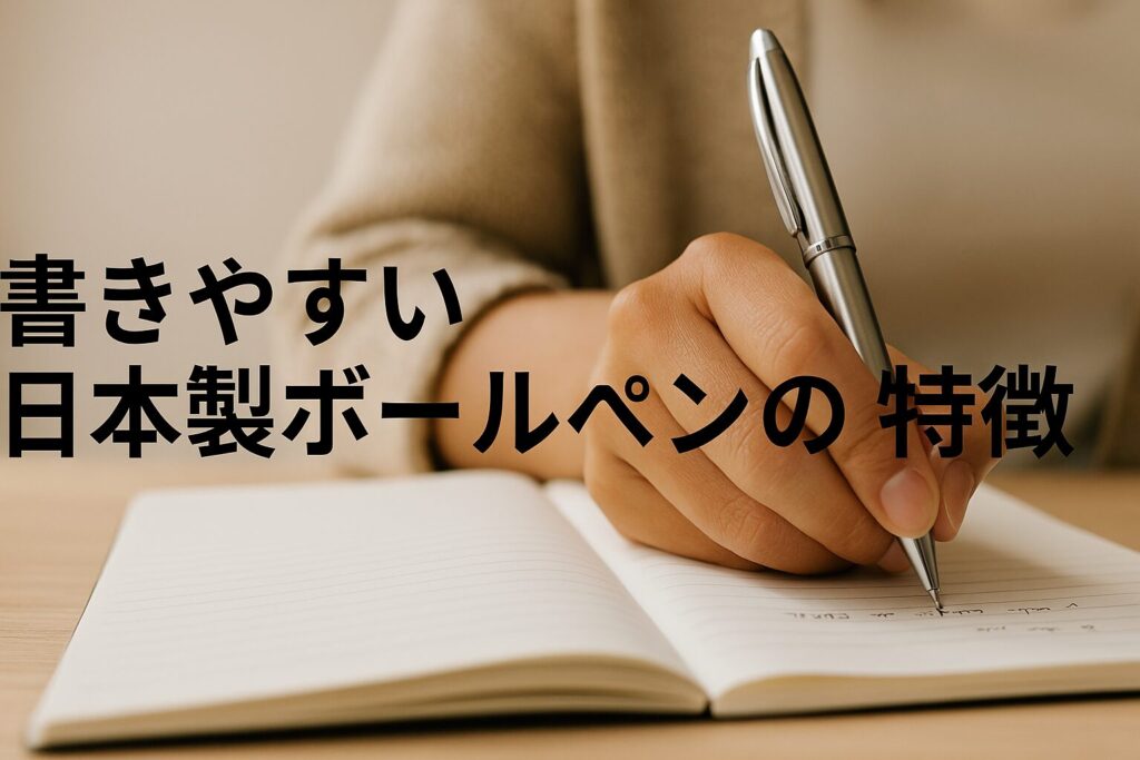 書きやすい日本製ボールペンの特徴