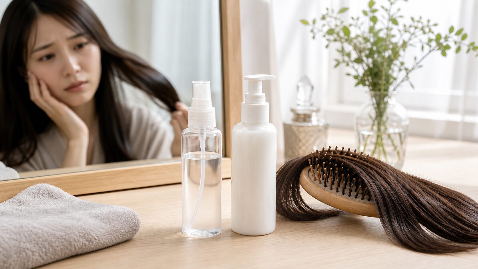 オルビスヘアウォーターとヘアミルク併用の注意